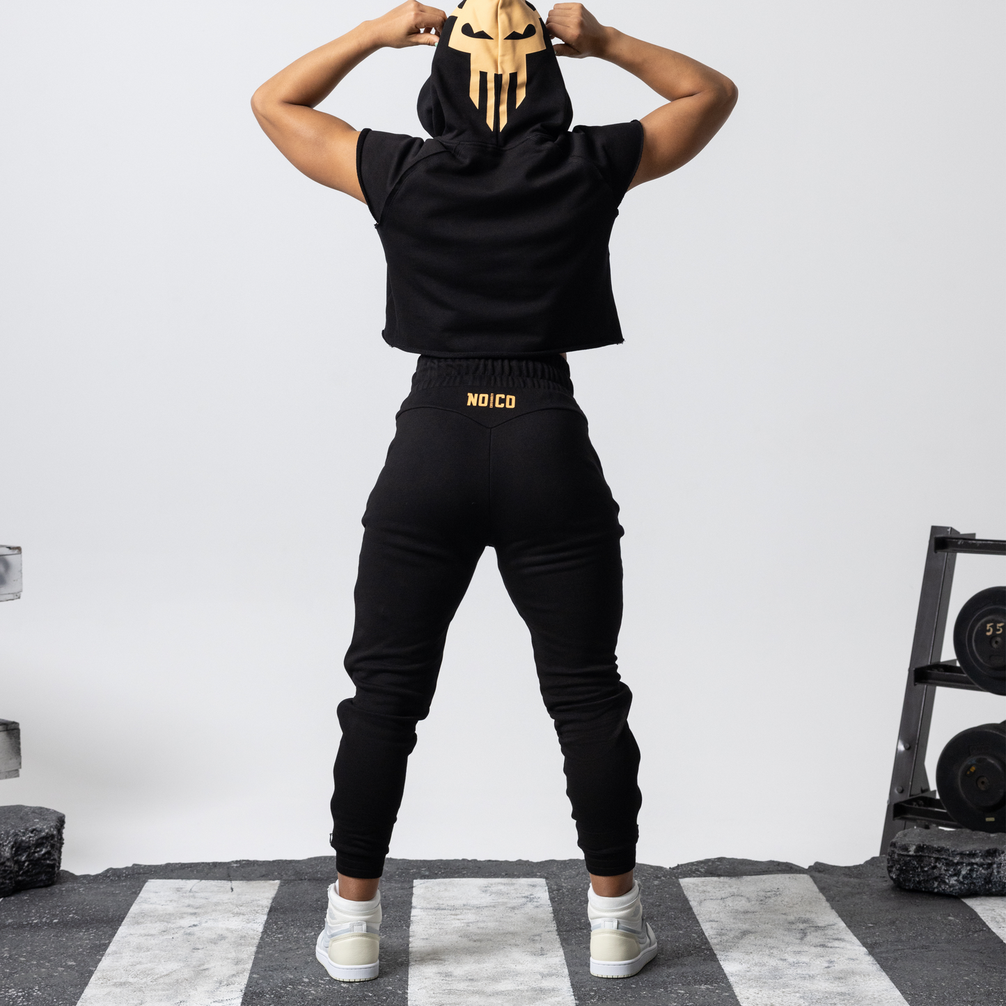 SPLIT-LEG SWEATPANTS