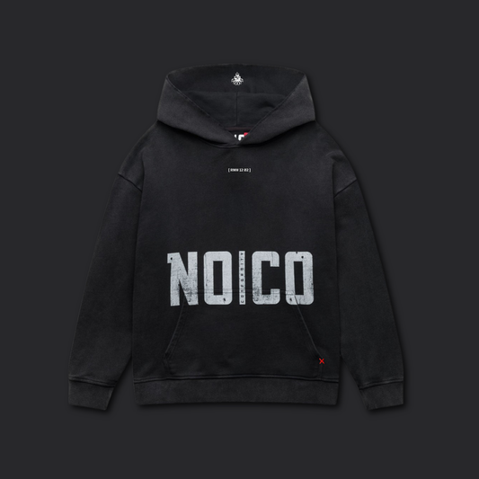 ICON_HOODIE / WASHED BLACK