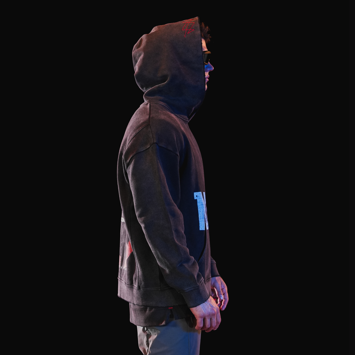 ICON_HOODIE / WASHED BLACK