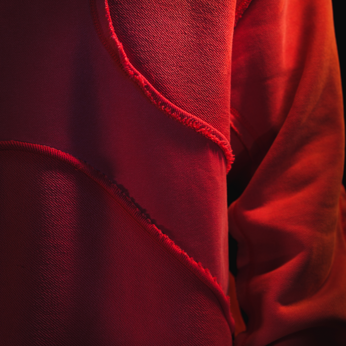 X_HOODIE / WASHED RED